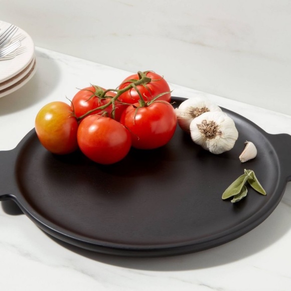 Threshold Acacia Modern Serving Tray -Black - Picture 3 of 3